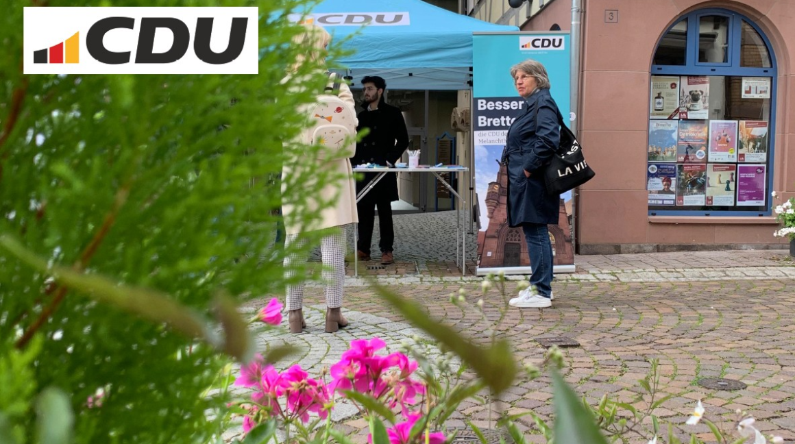 Zuh�rstand auf dem Wochenmarkt